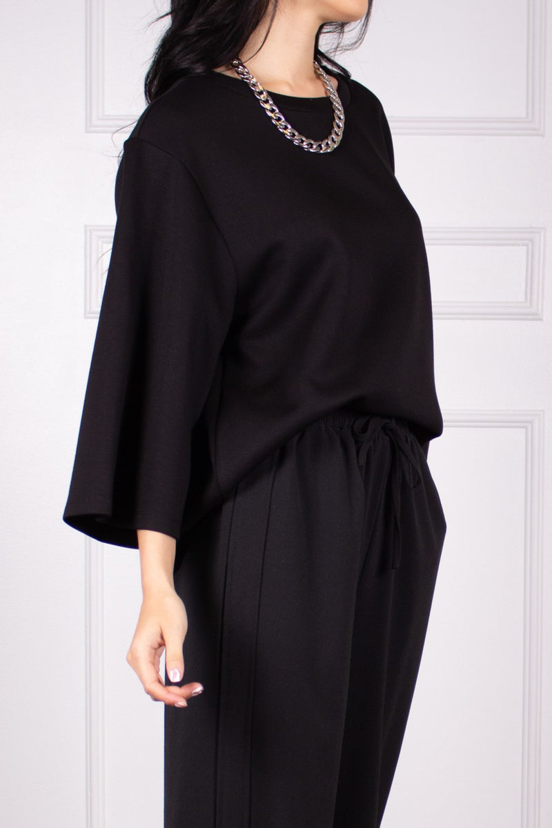 Scuba Modal Wide 3/4 Sleeve Top