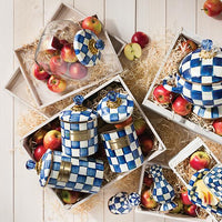 Royal Check Large Salt & Pepper Shakers