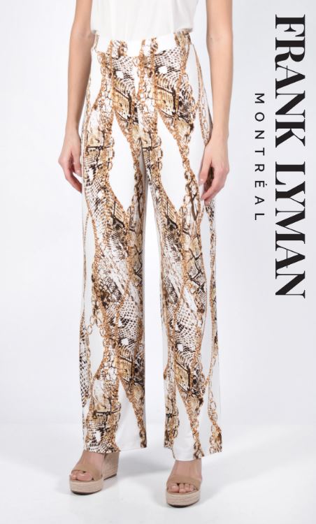 Frank Lyman Snakeskin Pull on Pant