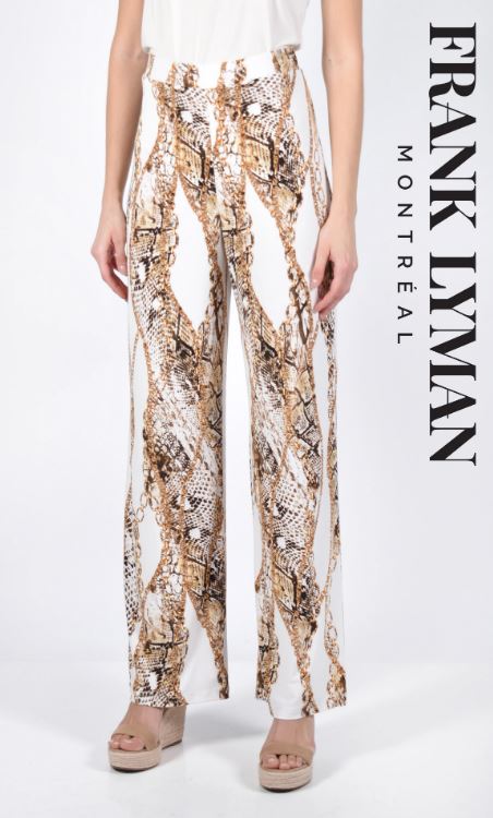Frank Lyman Snakeskin Pull on Pant