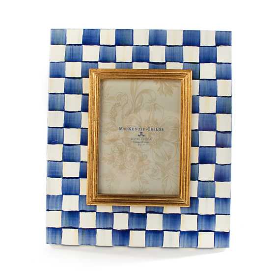 Royal Check Enamel Frame- 5"x7"