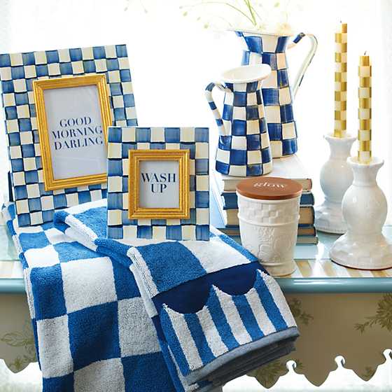 Royal Check Enamel Frame- 5"x7"