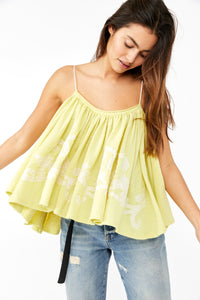 Free People Lemon Clouds Top