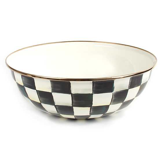 Courtly Check Enamel Everyday Bowl- Extra Large