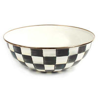 Courtly Check Enamel Everyday Bowl- Extra Large