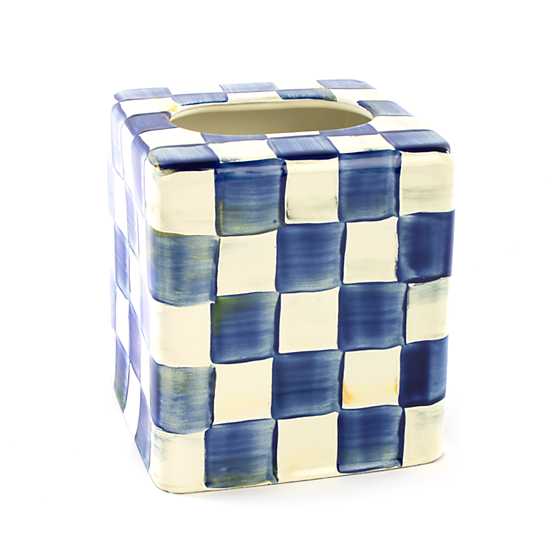 Royal Check Boutique Tissue Box Cover