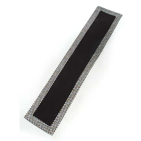 Courtly Check Table Runner - Black