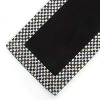 Courtly Check Table Runner - Black