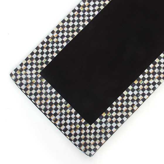 Courtly Check Table Runner - Black