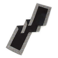 Courtly Check Table Runner - Black