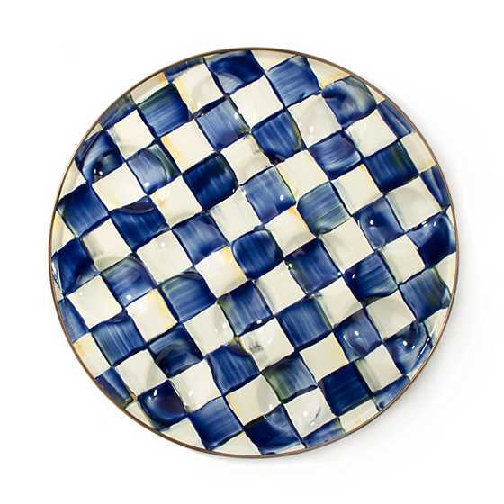 Royal Check Enamel Egg Plate