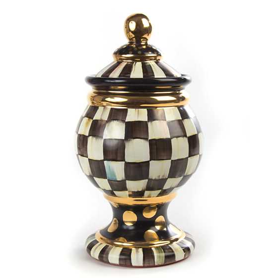Courtly Check Globe Canister