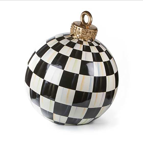 Jolly Outdoor Ornament - Courtly Check
