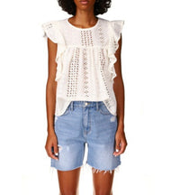 Breezy Eyelet Shell Shirt