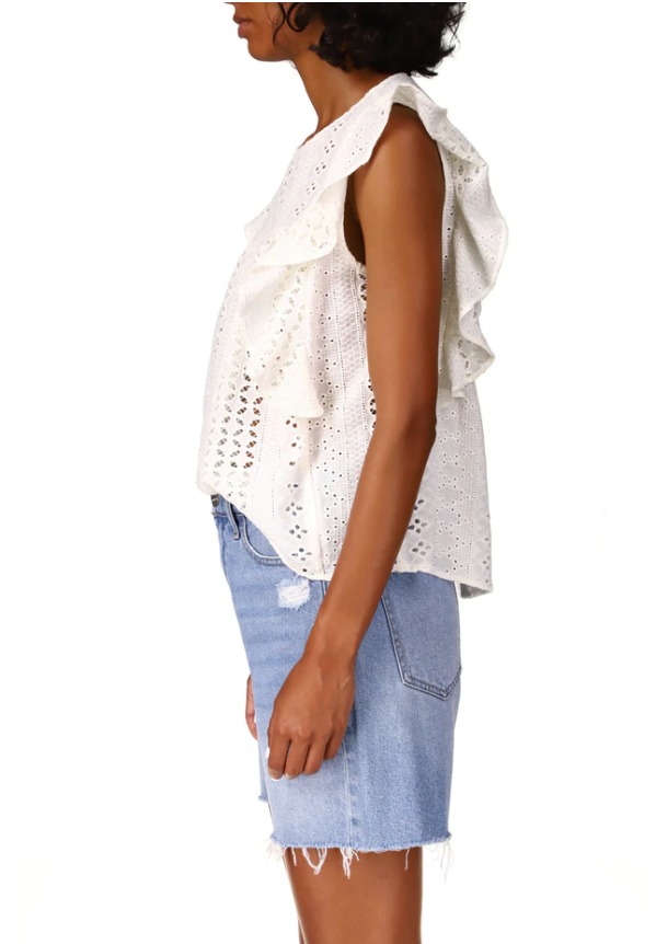Breezy Eyelet Shell Shirt