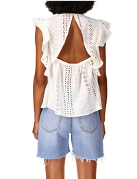 Breezy Eyelet Shell Shirt