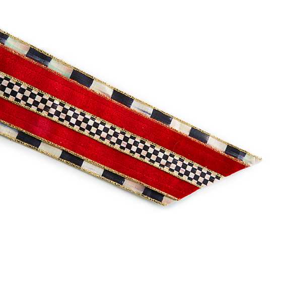 Courtly Regal 4" Ribbon - Red