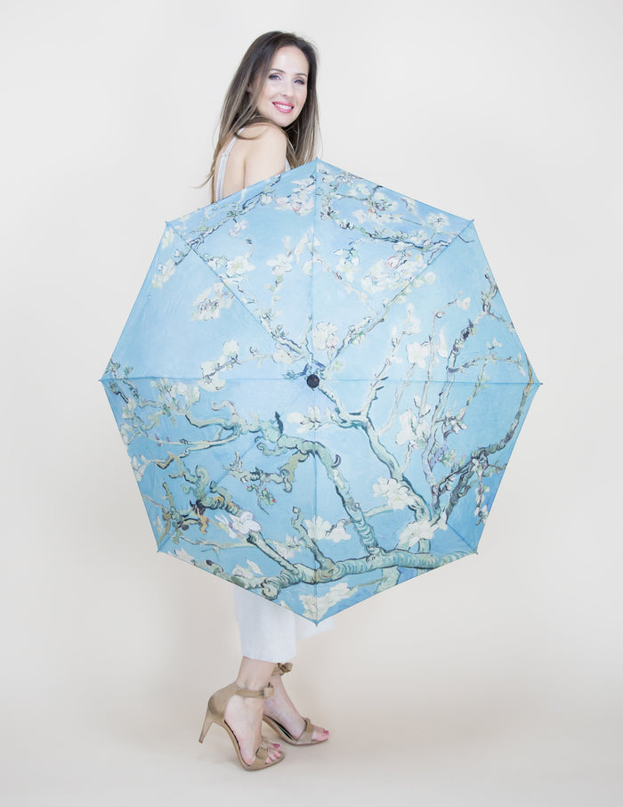 Almond Blossoms Umbrella - TEAL