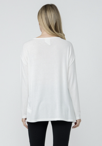 Long Sleeve Knitted Top w Stones