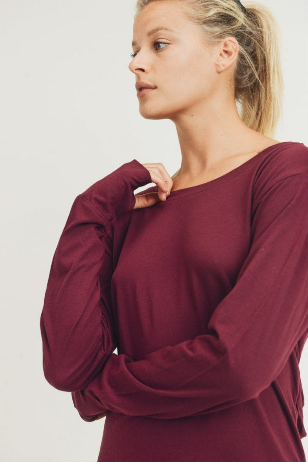 Open Overlay Draped Back Top