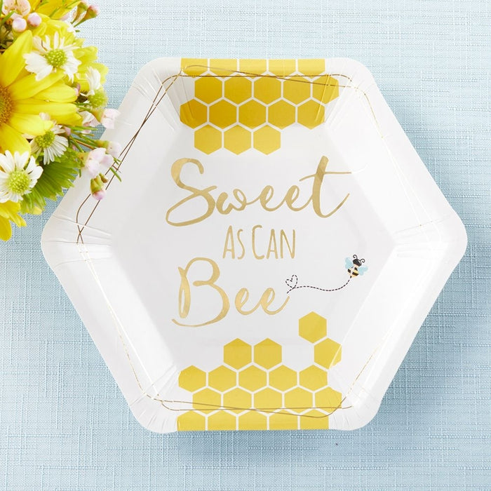 Set of 16 - Sweet As Can Be 7" Paper Plates