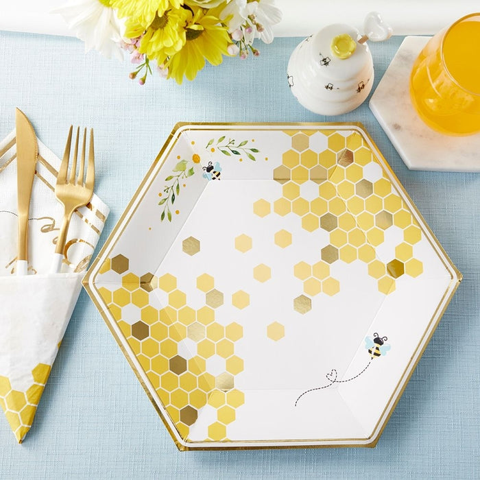 Set of 16 - Sweet As Can Be 9" Paper Plates