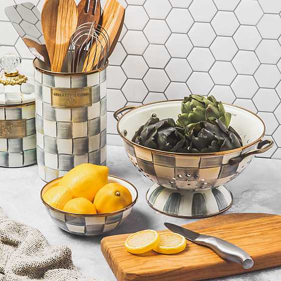 Sterling Check Utensil Holder