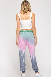 Tie Dye Knit French Terry Joggers