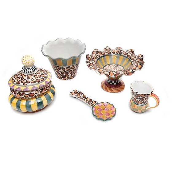 Leopard Flower Pot