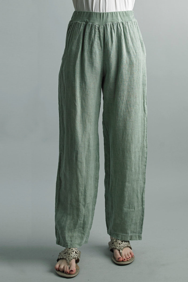 Wide Leg Linen Pants