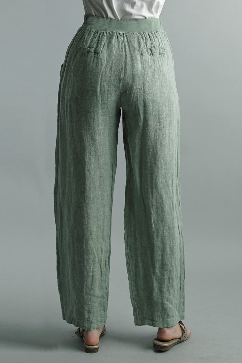 Wide Leg Linen Pants