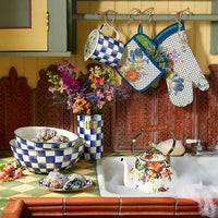 Royal Check Enamel Everyday Bowl - Large