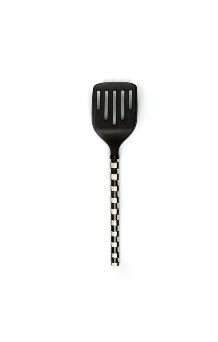 Courtly Check Slotted Turner - Black