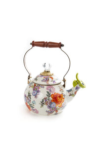 Flower Market Whistling Tea Kettle