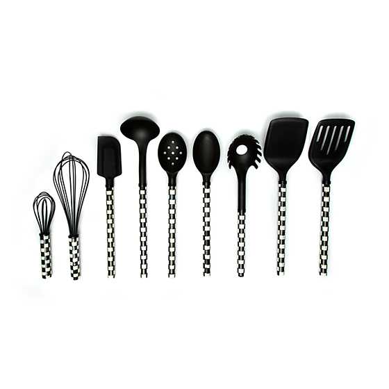 Courtly Check Spatula - Black